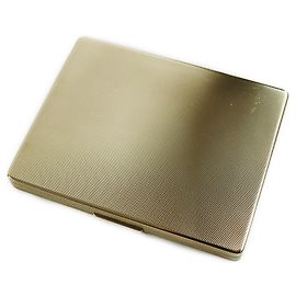 Alfred Dunhill Dunhill 9K Gold Cigarette Case 147.2g Golden