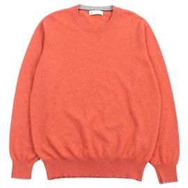 Pull en cachemire à col rond Brunello Cucinelli orange 50 Orange