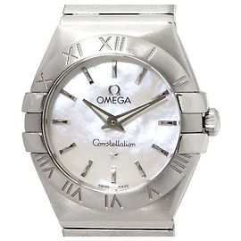 Reloj Omega Constellation Quartz 123.10.24.60.05.001 Blanco