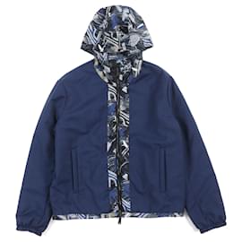 Fendi-Fendi Nylon Wool FF Logo Reversible Jacket-Other