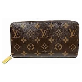 Louis Vuitton-Louis Vuitton Monogram Zippy Wallet M60017-Brown