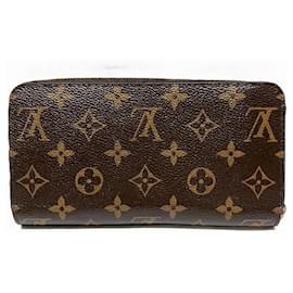 Louis Vuitton-Louis Vuitton Monogram Zippy Wallet M60017-Brown