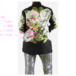 Dolce & Gabbana-Multicoloured silk floral shirt - size UK 14-Multiple colors