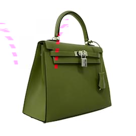 Hermès-Hermes Kelly 25 Handbag in Madame Rose Extreme-Other