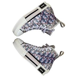 Baskets montantes Dior B23 blanches Blanc