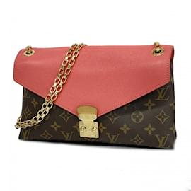 Louis Vuitton-Louis Vuitton Monogram Pallas Chain Shoulder Bag-Orange