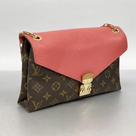 Louis Vuitton-Louis Vuitton Monogram Pallas Chain Shoulder Bag-Orange