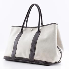 Hermès-Sac Tote PM Hermes Garden-Marron,Beige