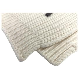Fendi-Fendi FXT352 Wool Stole-Brown,White