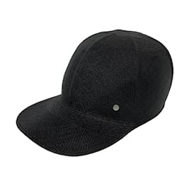 Hermès-Hermes Serie Cap in Black-Black