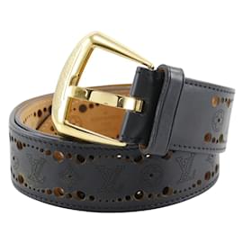 Louis Vuitton-Cinto Phoenix Nomade Monogram Louis Vuitton-Preto