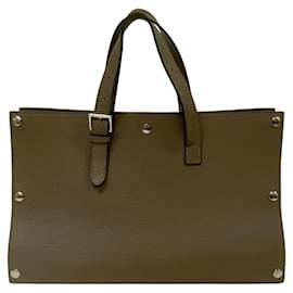 Hermès-Sac à main Hermès Vero Taurillon Clemence-Taupe