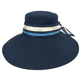 Louis Vuitton-Louis Vuitton Navy Bucket Hat-Navy blue