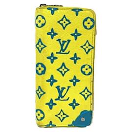 Louis Vuitton-Louis Vuitton Zippy Wallet Vertical-Yellow