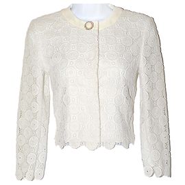 Miu Miu Jaqueta curta MU MIU Bege Bege Creme