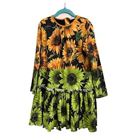 Dolce & Gabbana-Robes fille-Jaune