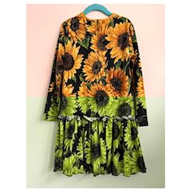 Dolce & Gabbana-Robes fille-Jaune