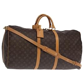 Louis Vuitton-LOUIS VUITTON Monogram Keepall Bandouliere 60 Boston Bag M41412 LV Auth 100996-Monogram