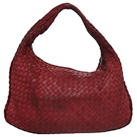 Autre Marque-BOTTEGA VENETA Hobo Shoulder Bag Leather Red Auth 105087-Red