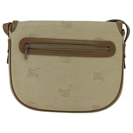 Autre Marque-Burberrys Shoulder Bag PVC Leather Beige Gold Auth bs20137-Beige,Golden
