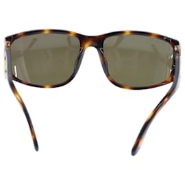 Chanel-Lunettes de soleil CHANEL en plastique marron CC Auth ki5159-Marron