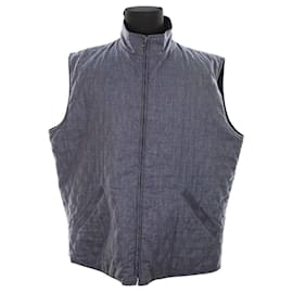 Loro Piana-Blue sleeveless jacket-Blue