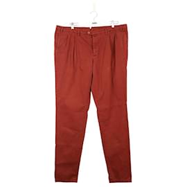 Loro Piana-Cotton pants-Red