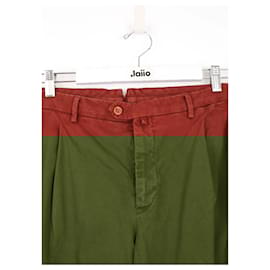 Loro Piana-Cotton pants-Red