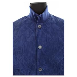 Loro Piana-Leather jacket-Blue