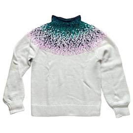 Cos Pullover Weiß Mehrfarben