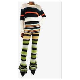 Loewe-LOEWE x PAULA MOPITZ Multicolored knitted pants Rare TM TBE-Multiple colors