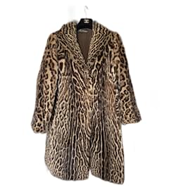 Autre Marque-Fur coat-Leopard print