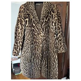 Autre Marque-Fur coat-Leopard print