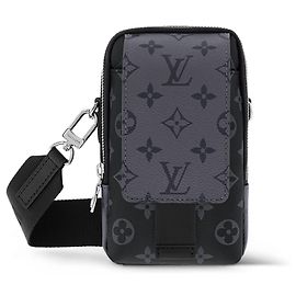 Louis Vuitton Pochete dupla para telefone LV nova Cinza