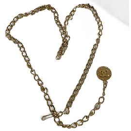 Chanel Chain Belt Gold Metal 95cm Gold hardware