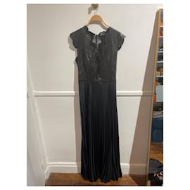Fendi-Robe FENDI T.International M Cuir-Noir