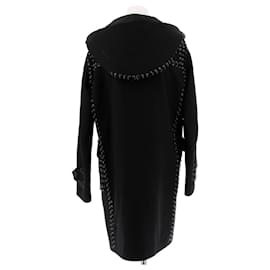 Autre Marque-NON SIGNE / UNSIGNED Coats T.International M Wool-Black