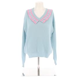 PRADA Strickwaren T.IT 40 Kaschmir Blau