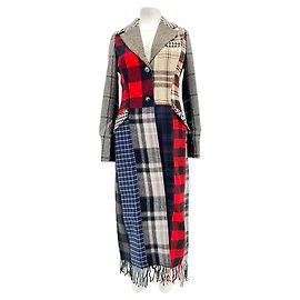 MARINE SERRE Coats T.FR 36 Wool Multiple colors