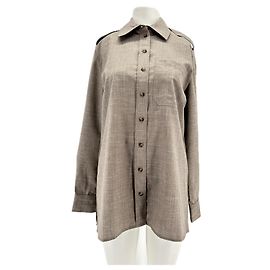 COS Tops T.FR 36 Wolle Grau
