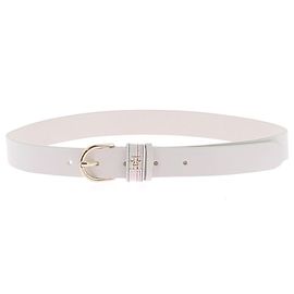 Cinto Tommy Hilfiger T.cm 75 de couro Branco