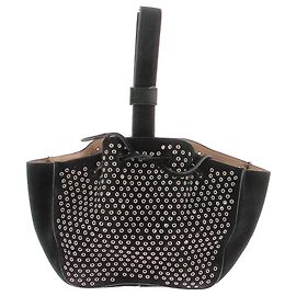 Sacs Alaïa T. Suède Noir