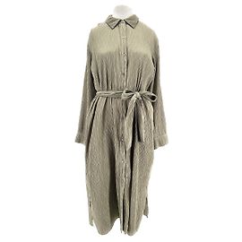 Robe Anine Bing T.International S Polyester Kaki