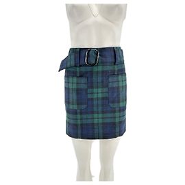 Gonne Sézane T.FR 34 Lana Blu navy