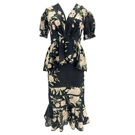 Robe Johanna Ortiz T.US 0 Coton Noir
