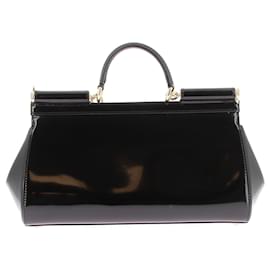 Dolce & Gabbana-Dolce & Gabbana handbags T.  Patent leather-Black