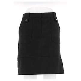 Louis Vuitton-LOUIS VUITTON Skirts T.FR 36 Cotton-Black