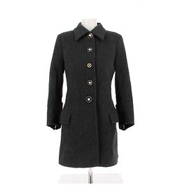 VERSACE Coats T.IT 38 Wool Grey