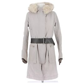 PRADA Mäntel T.IT 38 Polyester Grau