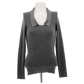 BRUNELLO CUCINELLI Tricot T.IT 38 Cachemire Gris